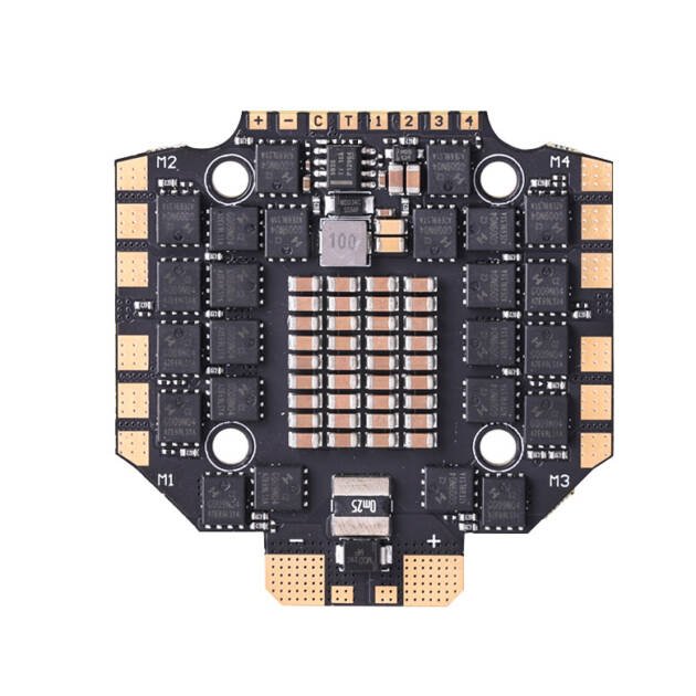 Cine 80A — 4-в-1 ESC для тяжёлых FPV-дронов (до 8S, 80А, 30×30 мм)