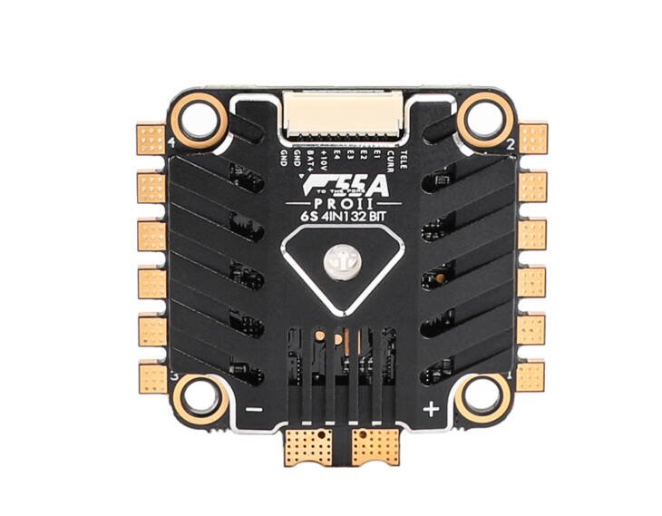 F55A Pro II — 4-в-1 ESC с BEC для FPV-дронов (3–6S, 55А)