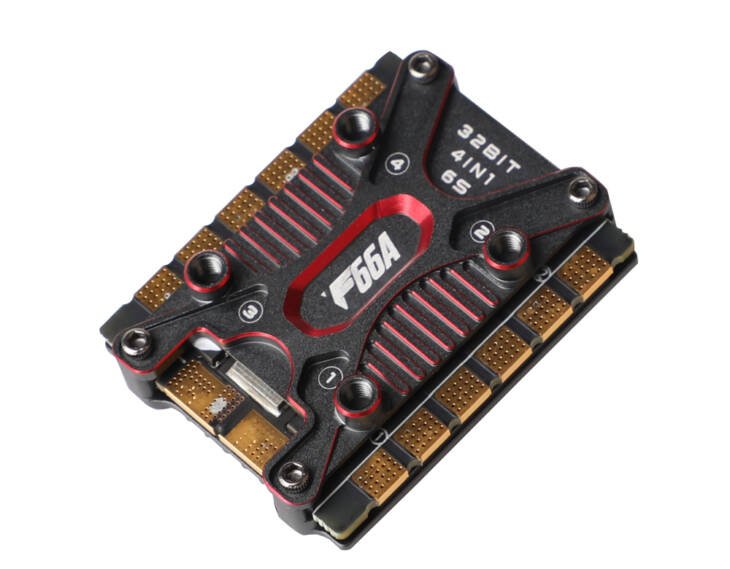 F66A Mini — 4-в-1 ESC для FPV-дронов (3–6S, 66А, 20×20 мм) — изображение 4