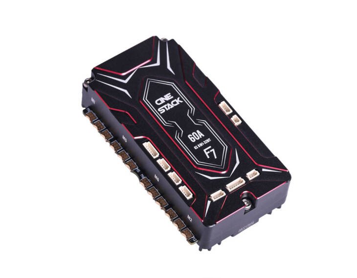 F7 Cine Stack — полётный контроллер F722 + X8 60A ESC (AM32, 3–6S, для синематик FPV-дронов) — изображение 2