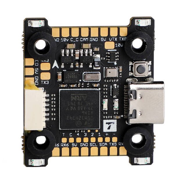 H7 Mini — полётный контроллер с поддержкой HD и аналогового FPV (20×20 мм, STM32H743)
