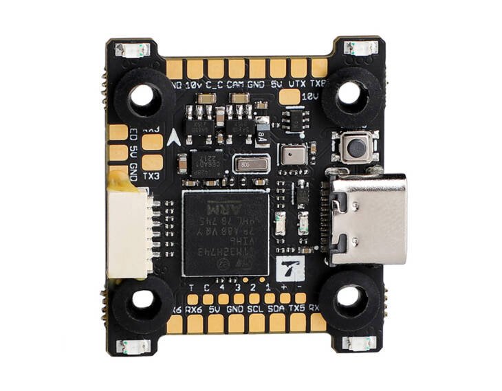 H7 Mini — полётный контроллер с поддержкой HD и аналогового FPV (20×20 мм, STM32H743)