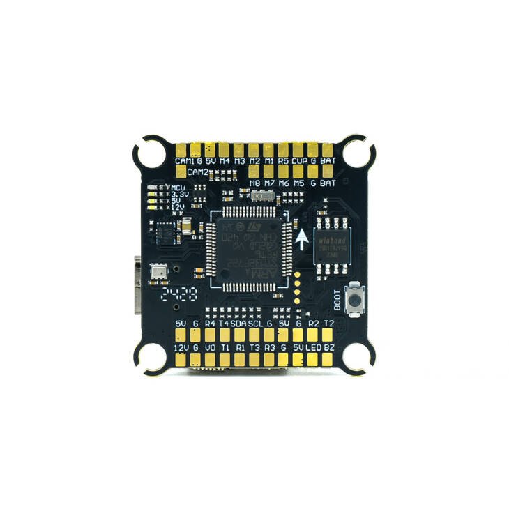 FPV Drone F722 80A Stack F722 Полетный контроллер blheli_32 80A 4-в-1 ESC 4-8S для радиоуправляемого FPV Drone — изображение 2