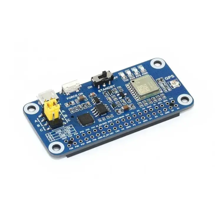 GNSS-плата расширения для Raspberry Pi 4B — модуль GPS/Beidou/QZSS (UART)