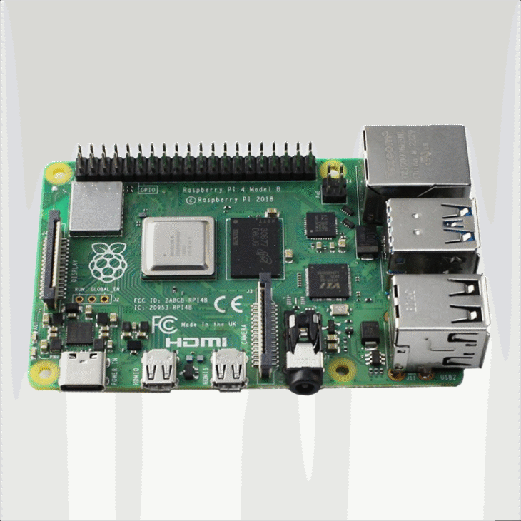Плата разработки Python для Raspberry Pi 4 Model B 8 ГБ, 2 ГБ/4 ГБ